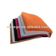 high quality woven solid color cashmere bed throw blankets